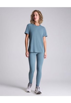 Camiseta Para Mujer Manga Corta Cuello Redondo Color Verde Pastel Marca Atmos #31090158