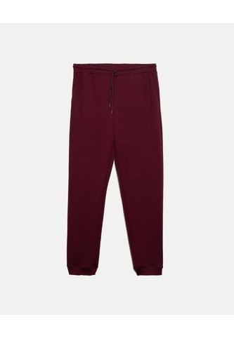 Jogger Básico Comfort Plush  Para Hombre Vino Atmos Atmos