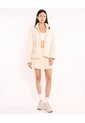 Falda Tableada Silueta Fluida Para Mujer  Deportiva  Color Beige Marca Atmos de Atmos