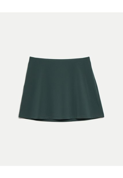 Falda Aerius Con Biker Para Mujer  Deportiva  Color Verde Marca Atmos