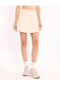 Falda Tableada Silueta Fluida Para Mujer  Deportiva  Color Beige Marca Atmos de Atmos