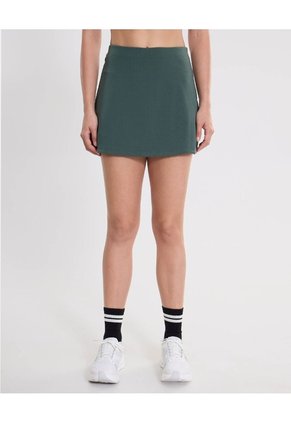 Falda Aerius Con Biker Para Mujer  Deportiva  Color Verde Marca Atmos