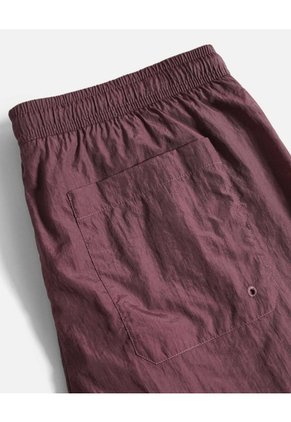 Pantaloneta De Baño Con Cordón  Para Hombre Vino Atmos