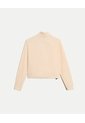 Buzo Cuello Alto Con Bolsillos Para Mujer  Deportiva  Color Beige Marca Atmos de Atmos