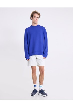 Bermuda Básica Plush  Para Hombre Gris Atmos