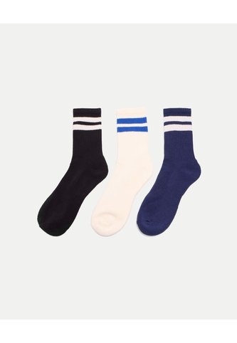 Pack X 3 De Medias Caña Media X3 Para Mujer Negro Atmos Atmos