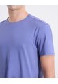 Camiseta Corte Láser Regular Fit  Para Hombre Azul Atmos de Atmos