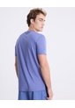Camiseta Corte Láser Regular Fit  Para Hombre Azul Atmos de Atmos