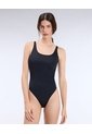 Enterizo Deportivo Escote Redondo  Para Mujer Negro Atmos de Atmos
