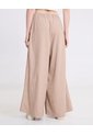 Pantalón Amplio Microconfort Fluido Para Mujer  Deportiva  Color Beige Marca Atmos de Atmos