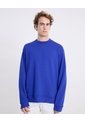 Buzo Oversize Cuello Redondo Plush  Para Hombre Azul Atmos de Atmos