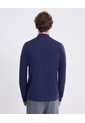 Buzo Cuello Alto Half Zipper Con Bolsillos  Para Hombre Azul Atmos de Atmos