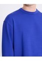 Buzo Oversize Cuello Redondo Plush  Para Hombre Azul Atmos de Atmos