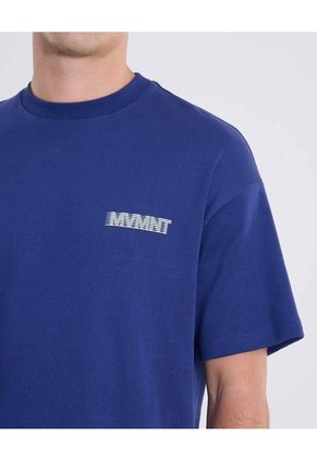 Camiseta Boxy Con Estampado Frontal Para Hombre Azul Atmos