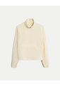 Chaqueta Rompevientos Half Zipper Para Mujer  Deportiva  Color Beige Marca Atmos de Atmos