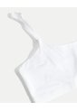 Top Básico Microfibra Ajuste Suave  Para Mujer Blanco Atmos de Atmos