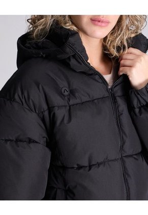 Chaqueta Para Mujer Acolchada Color Negro Marca Atmos #31080026