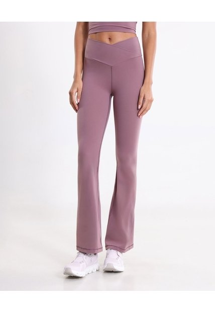 Leggings Flare Aerius Skin  Para Mujer Lila Atmos