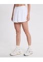 Falda Training Globo Con Biker Para   Deportiva  Color Blanco Marca Atmos de Atmos