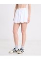 Falda Training Globo Con Biker Para   Deportiva  Color Blanco Marca Atmos de Atmos