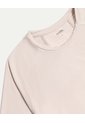 Camiseta Regular Fit Corte Angular  Para Hombre Café Atmos de Atmos