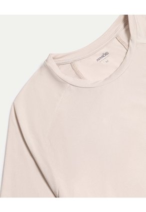 Camiseta Regular Fit Corte Angular  Para Hombre Café Atmos