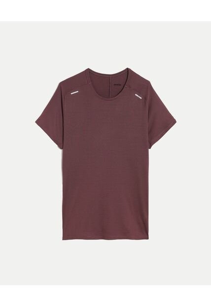 Camiseta Para Hombre Manga Corta Cuello Redondo Color Morado Marca Atmos #32090258