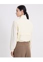 Chaqueta Rompevientos Half Zipper Para Mujer  Deportiva  Color Beige Marca Atmos de Atmos