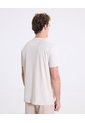 Camiseta Regular Fit Corte Angular  Para Hombre Café Atmos de Atmos