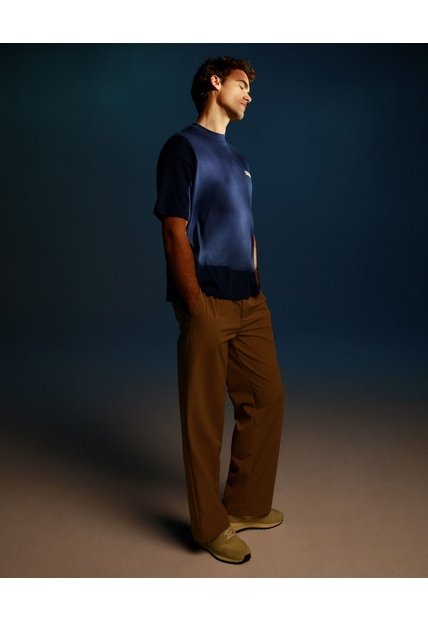 Pantalón Amplio Dustytech Ligero  Para Hombre Café Atmos