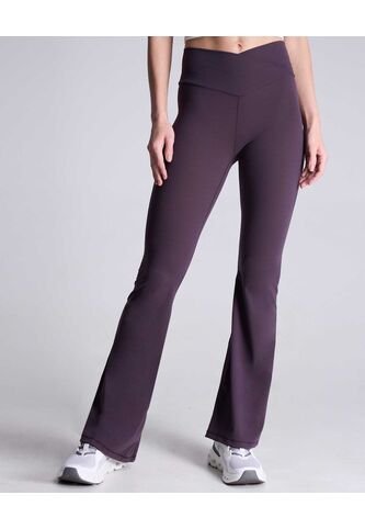 Leggins Flare Para Mujer Largo Color Morado Marca Atmos #31230045 Atmos