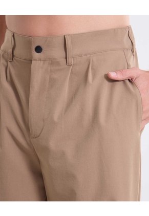 Pantalón Amplio Dustytech Ligero  Para Hombre Café Atmos
