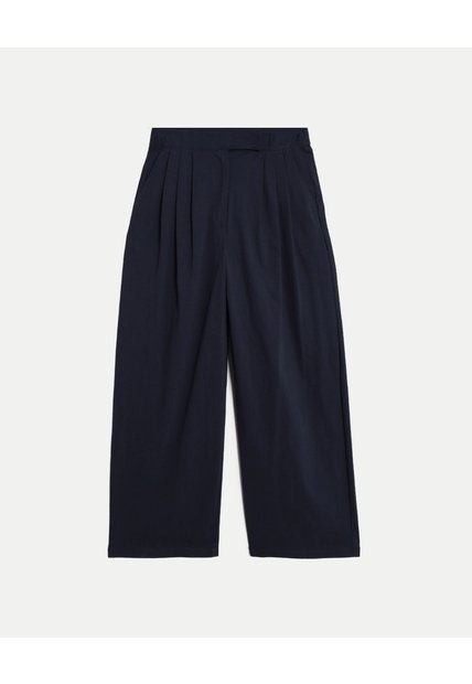 Pantalón Amplio Sartorial Alotech Para Mujer  Deportiva  Color Azul Marca Atmos