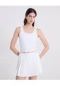 Camiseta Tank Top Aerius Skin Para Mujer  Deportiva  Color Blanco Marca Atmos de Atmos