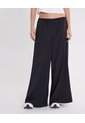 Pantalón Amplio Microconfort Fluido Para Mujer  Deportiva  Color Negro Marca Atmos de Atmos