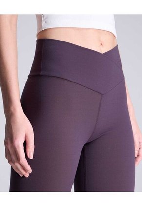 Leggins Flare Para Mujer Largo Color Morado Marca Atmos #31230045