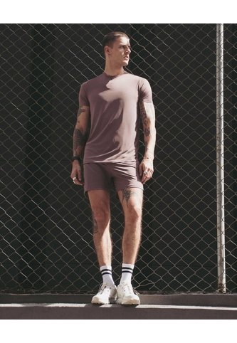 Short Con Bóxer Interno Y Cordón Ajustable  Para Hombre Lila Atmos Atmos