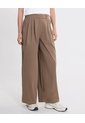 Pantalón Amplio Sartorial Alotech Para Mujer  Deportiva  Color Beige Marca Atmos de Atmos