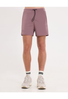 Short Con Bóxer Interno Y Cordón Ajustable  Para Hombre Lila Atmos
