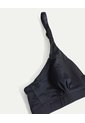 Top Triangular Cruzado Microfibra  Para Mujer Negro Atmos de Atmos