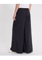 Pantalón Amplio Microconfort Fluido Para Mujer  Deportiva  Color Negro Marca Atmos de Atmos