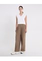 Pantalón Amplio Sartorial Alotech Para Mujer  Deportiva  Color Beige Marca Atmos de Atmos