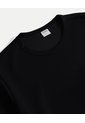Camiseta Relaxed Fit Manga Corta Con Bolsillo  Para Hombre Negro Atmos de Atmos