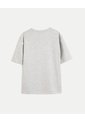 Camiseta Relaxed Fit Manga Corta Con Bolsillo  Para Hombre Gris Atmos de Atmos