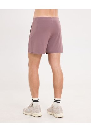 Short Con Bóxer Interno Y Cordón Ajustable  Para Hombre Lila Atmos
