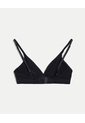 Top Triangular Cruzado Microfibra  Para Mujer Negro Atmos de Atmos