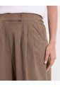 Pantalón Amplio Sartorial Alotech Para Mujer  Deportiva  Color Beige Marca Atmos de Atmos