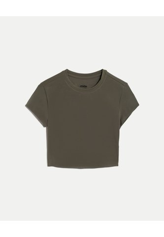 Camiseta Training Aerius Bonding Para Mujer  Deportiva  Color Verde Marca Atmos Atmos