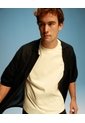 Camiseta Boxy Con Estampado Frontal  Para Hombre Blanco Atmos de Atmos