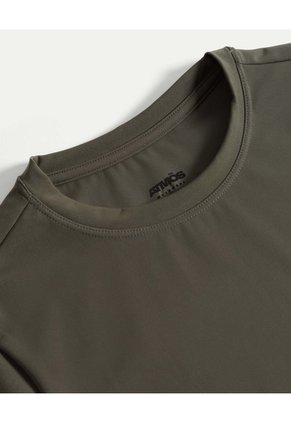 Camiseta Training Aerius Bonding Para Mujer Deportiva Color Verde Marca Atmos